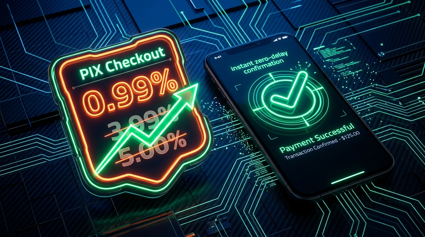 Checkout con PIX al 0,99%: El Fin de las Comisiones Abusivas del 3% al 5% de las Pasarelas