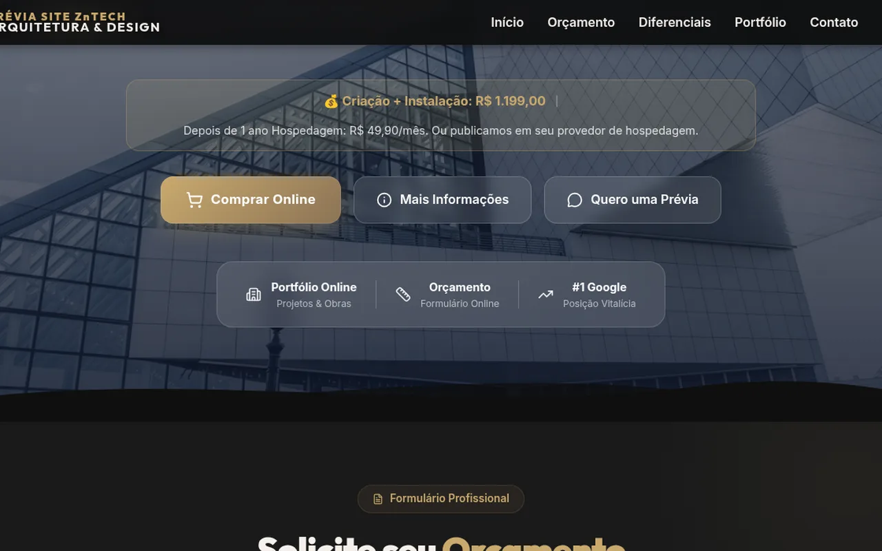Descrição e serviços — Arquitetos