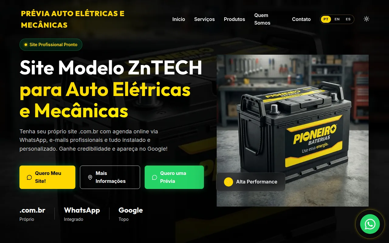 Site Identidade Digital Startup